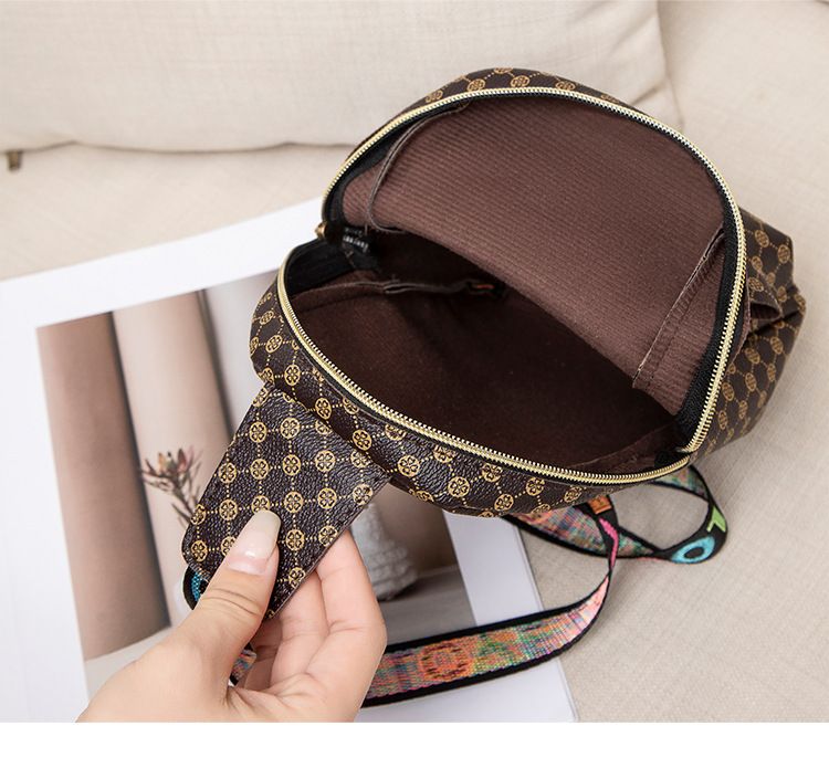 Borsa a tracolla da donna con stampa a lettere e nastro, borsa a tracolla casual_voghion.com