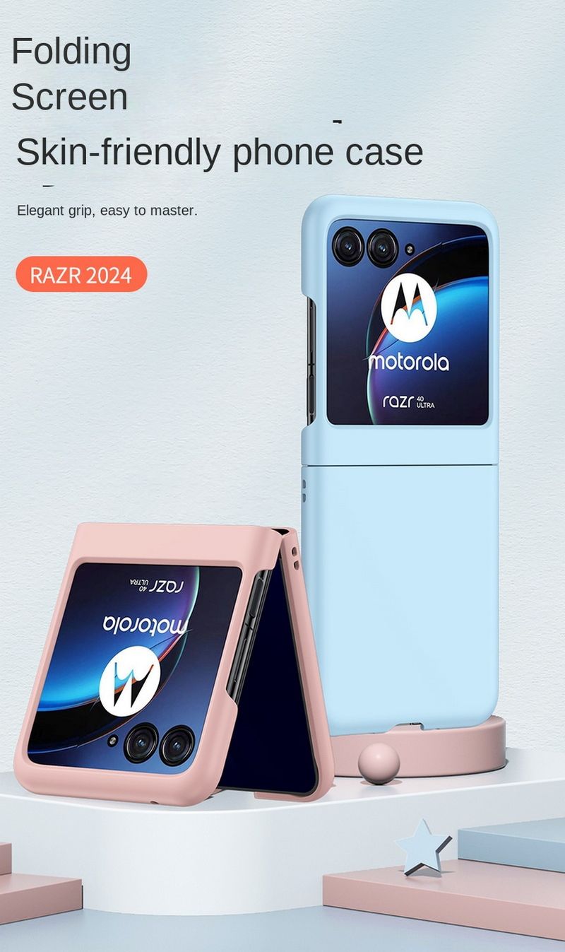 Slim Ultra Thin Hard Protective case For Moto RAZR 2024 Motorola Razr 2024 Good Touch Feel Camera protect Phone Cover_voghion.com
