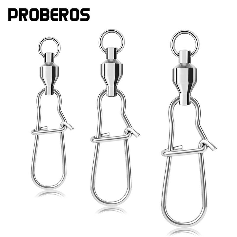 Cuscinetto in rame + connettore a perno rinforzato in acciaio inossidabile, girevole a forma di otto ad alta velocità per oggetti di grandi dimensioni, forniture per la pesca_voghion.com