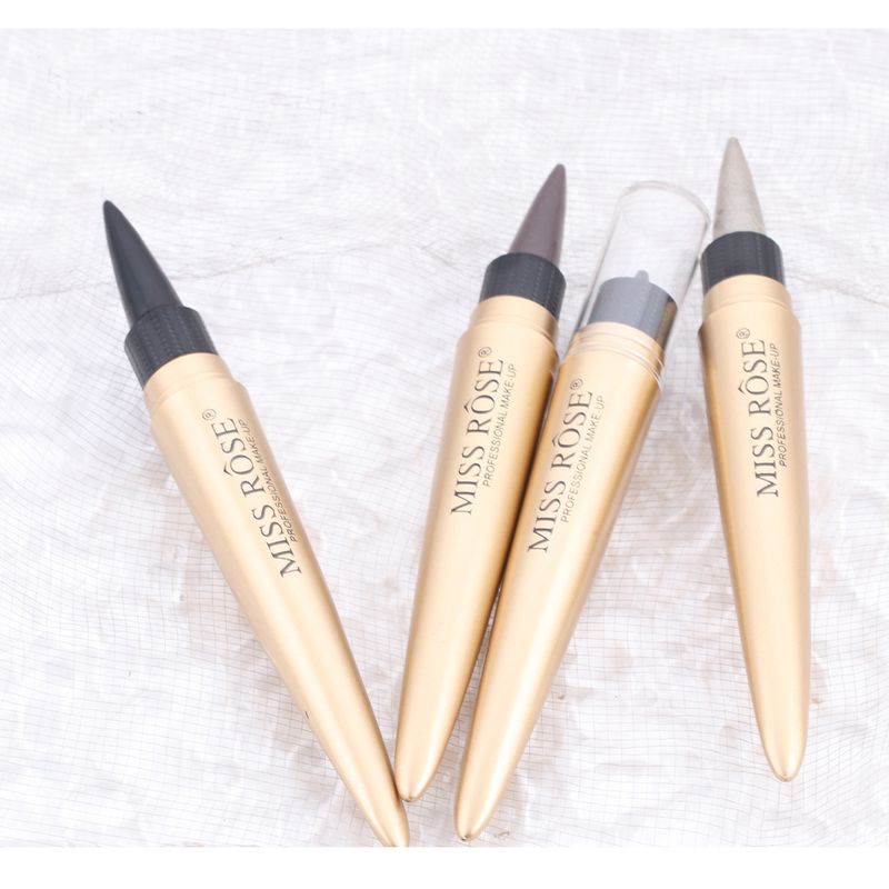 Missrose Cool Black Rich Eyeliner Delineador Colorido À Prova D'Água Não Borra Caneta Delineadora_voghion.com