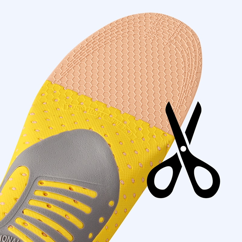 Orthotic Insole Arch Support PVC Flat Foot Health Shoe Sole Pad Shoes insert padded Orthopedic insoles for feet_voghion.com