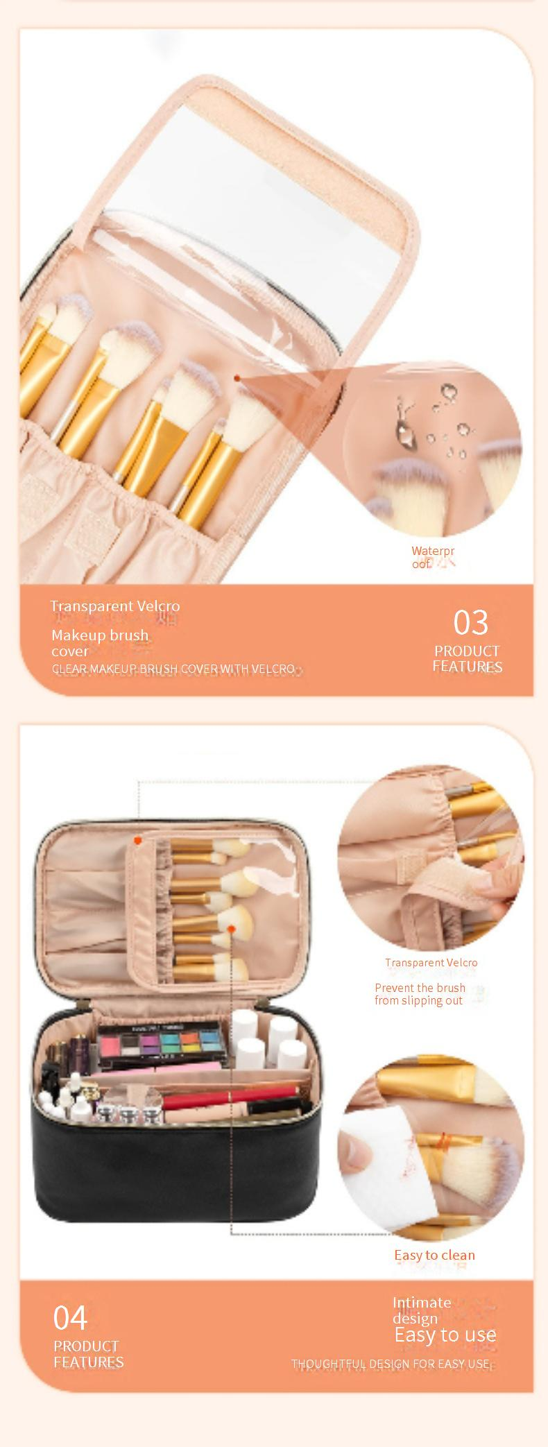 Women's Bags new cosmetic bag, portable large capacity cosmetic storage bag, portable travel waterproof toiletry bag_voghion.com