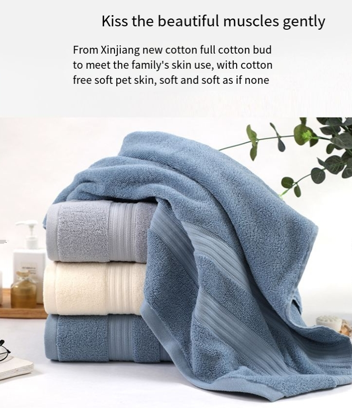 Toalla de baño de satén de algodón para el hogar, baño diario, para adultos, suave, absorbente de agua, algodón completo_voghion.com