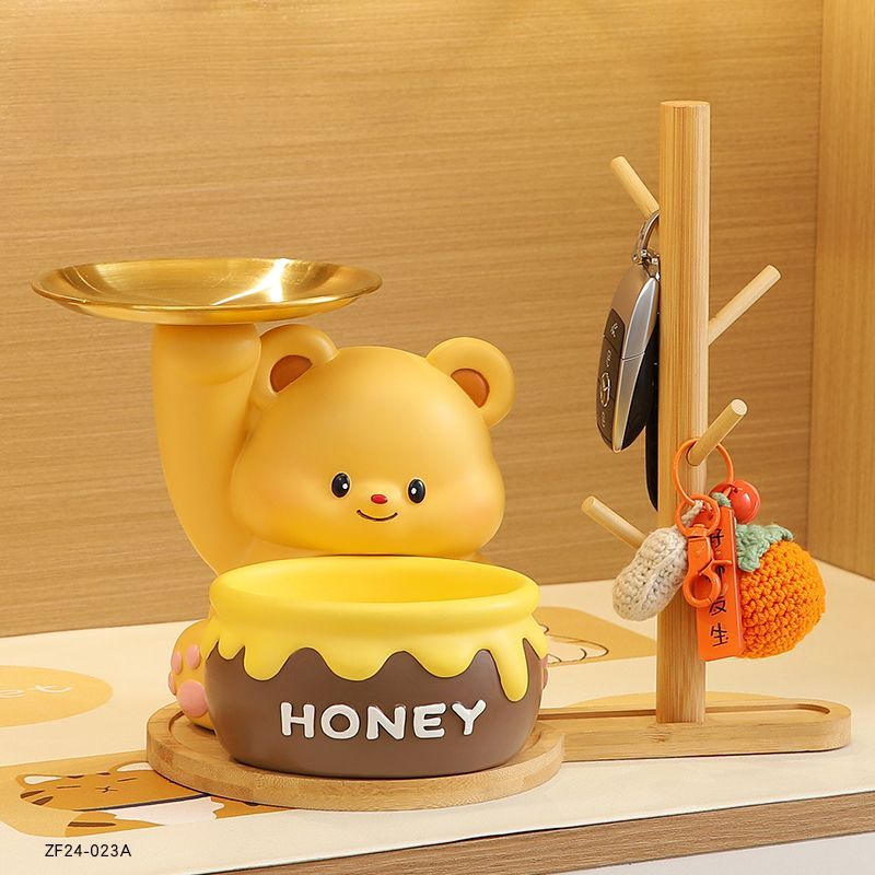 Niedlicher Bär als Schlüsselaufbewahrung für den Eingangsbereich, Ornament für Wohnzimmer, Schuhschrank, Haus, neues Zuhause, Geschenk, Dekoration_voghion.com
