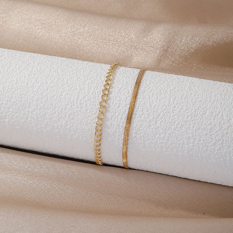 New Combination Jewelry Fashionable Minimalist 2-piece Set Bracelet And Foot Chain Specially Designed_voghion.com