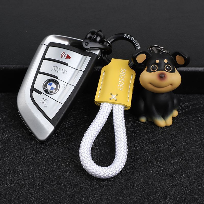 Ciondolo a forma di cane ape dei cartoni animati, celebrità di Internet, carino, per uomini e donne, squisito, decorazione per zaino, portachiavi per auto, piccolo_voghion.com