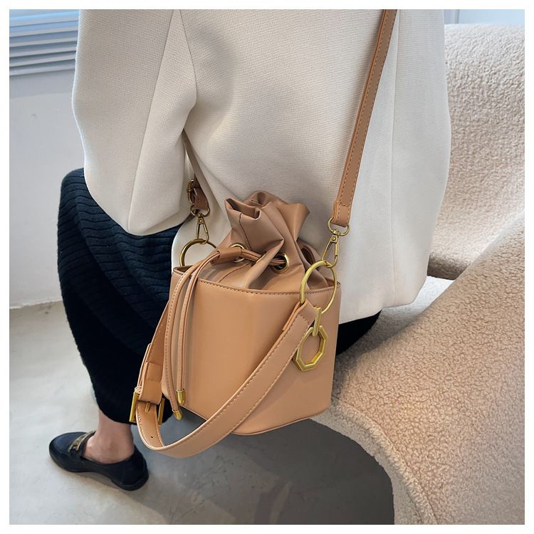 Borsa a secchiello da donna, borse retrò popolari, borse da donna, borsa a tracolla, borsa a secchiello portatile_voghion.com