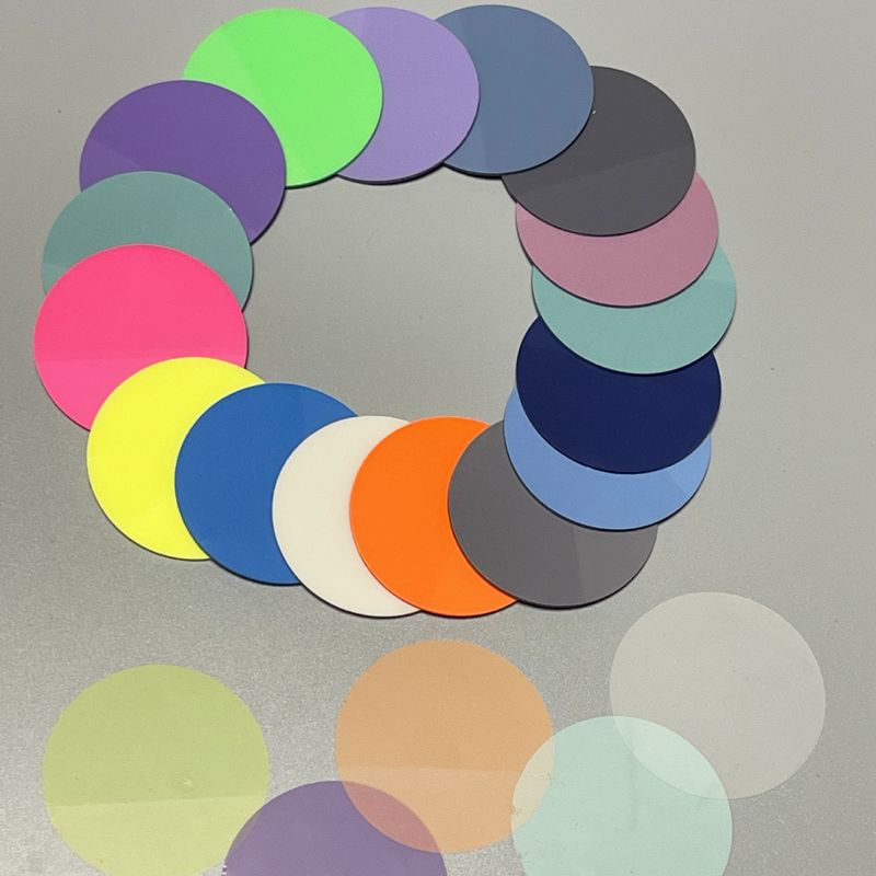 Transparent Waterproof Index Tabs, Round Sticky Notes For Books, Office & School Supplies, Colorful Page Markers, Reusable & Self-Adhesive, 16 Colors_voghion.com