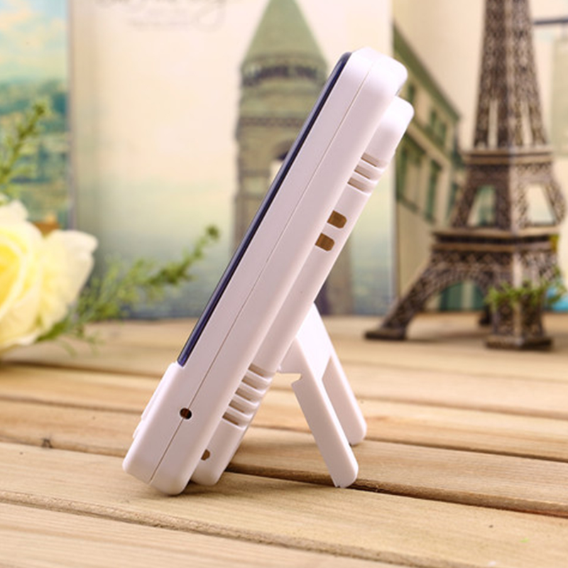 Ruixingst HTC-1 Temperature Humidity Meter Multifunctional Alarm Clock Four Buttons Digital LCD Thermometer Hygrometer Weather Station For Home_voghion.com