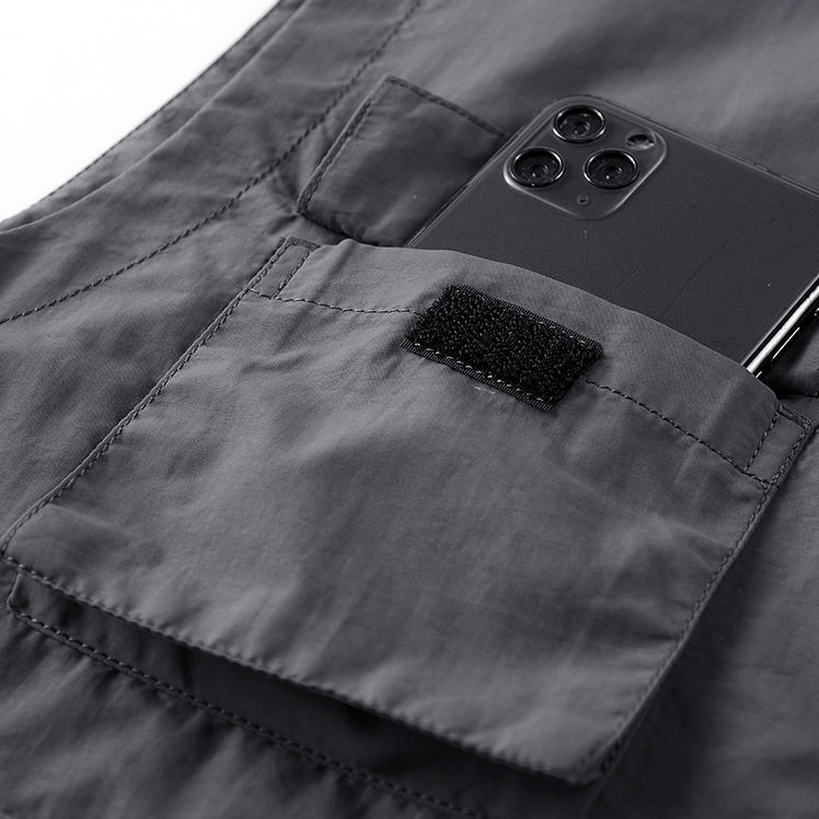 Men's work baggy vest sleeveless multi-pocket clip men's photography jacket_voghion.com