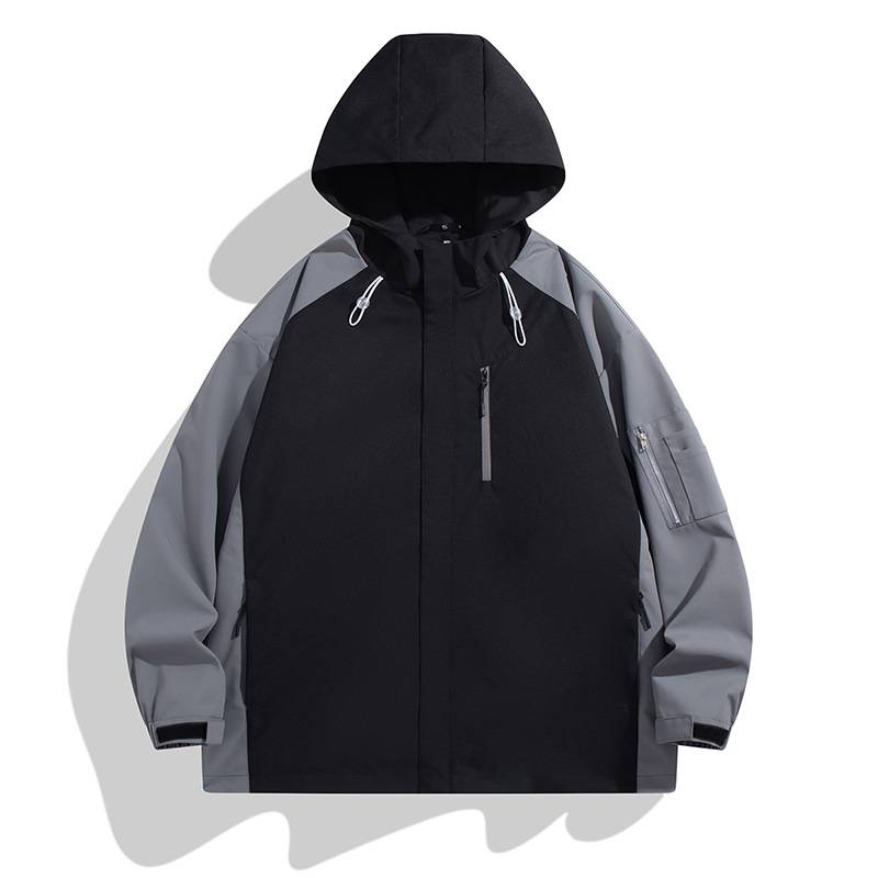 Men's Clothing Outdoor Jacket Spring Color Matching Workwear Jacket Versatile Casual Jackets_voghion.com