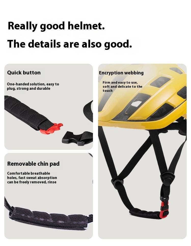 LED Visor Cycling Helmet For Road Bikes - Lightweight One-Piece Design With Detachable Sun Shield_voghion.com