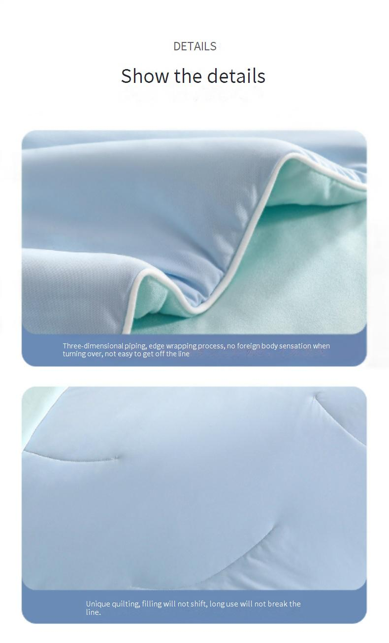 Kühlende Tiefschlafdecke - Babysichere Sommerdecke der Klasse A für Einzel- und Doppelbetten, Doppeltemperaturregulierung, hypoallergen_voghion.com