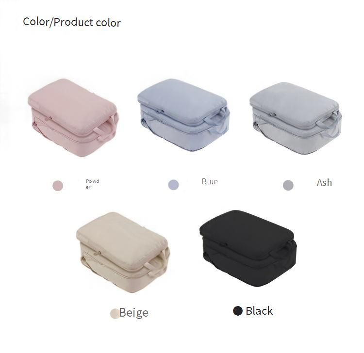 6-Pack Lightweight Compression Packing Cubes For Travel - Expandable Luggage Organizers With Mesh Panels Waterproof Travel Accessories_voghion.com