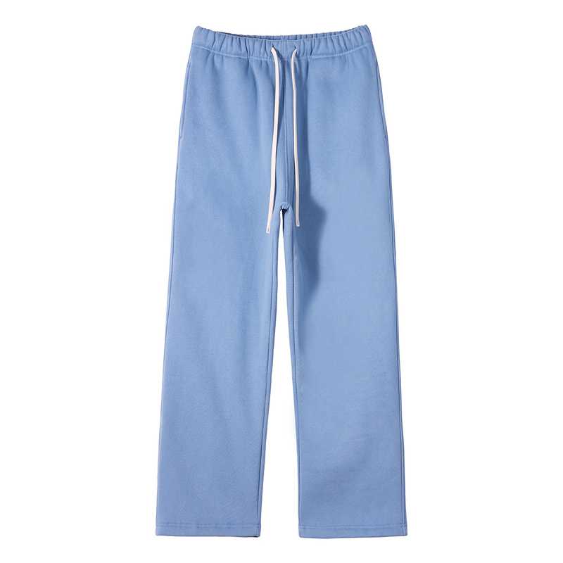 Pantaloni della tuta da uomo foderati in pile – Joggers in misto cotone 350 g (vestibilità comoda, gamba dritta, pantaloni casual da strada per l'inverno, dalla S alla XXL)_voghion.com