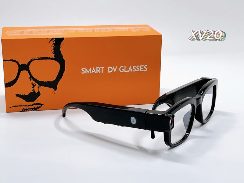 XV20 AI Smart Bluetooth Glasses With 200MP Camera, Long Battery Life, Bluetooth 5.3, HD Recording, UV Protection & Anti-Blue Light_voghion.com