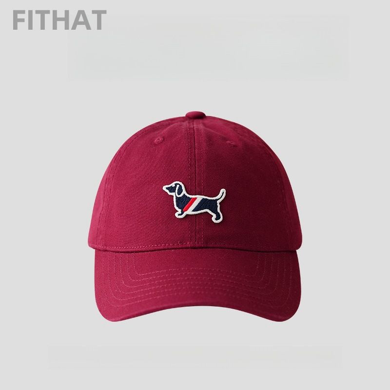 Street High Quality Washed Baseball Cap For Men And Women Soft Top Stylish Face Showing Small Duckbill Cap Dachshund Sun Hat_voghion.com