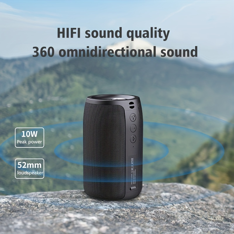 ZEALOT S32 5W Wireless Speakers, Outdoor Portable Subwoofer Speaker, Wireless Speaker, Dual Pairing,1800mAh Battery, 8 Hours Playtime Loud Stereo, Bo_voghion.com