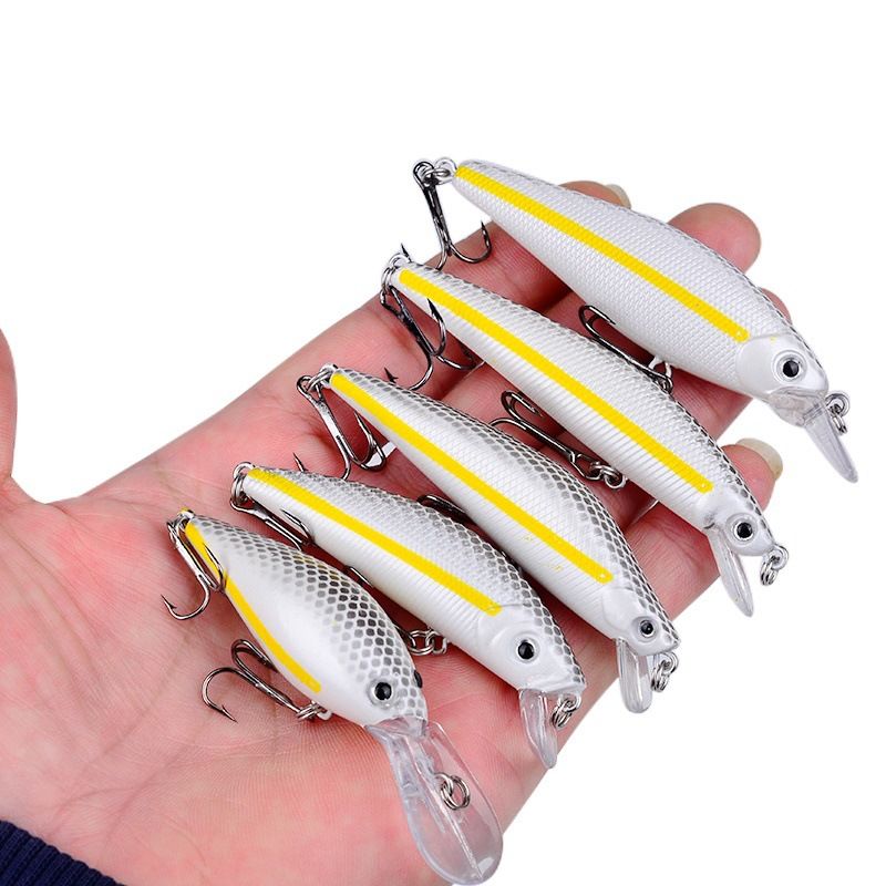 Minnow Popper Esca bionica dura in plastica con esca affondante e matita per la pesca_voghion.com