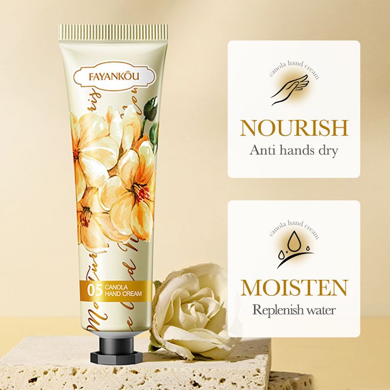 FAYANKOU Rapeseed Flower Moisturizing Hand Cream In Autumn And Winter To Prevent Dry Cracks_voghion.com