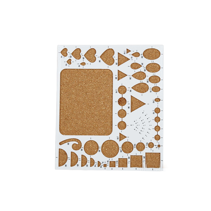 1Pcs Paper Refining Template Paper Refining Tool Set Paper Refining Ruler Round Ruler Template_voghion.com