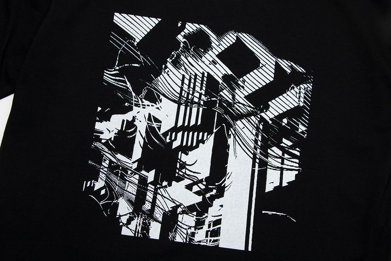 2023 Herbst/Winter Neue C.E Cyberpunk Bedruckte Rundhalspullover Langarm Herren und Damen im gleichen Stil_voghion.com