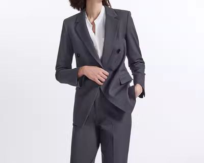 Giacche professionali da donna autunno e inverno 2025s 340, stile alla moda, doppiopetto, color cammello_voghion.com