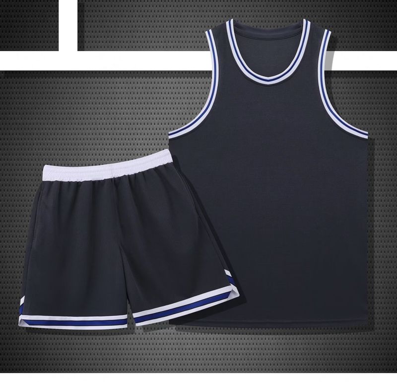 Costum de baschet live, uniformă de echipă de competiție pentru studenți, sporturi de vară imprimate pentru bărbați, cu uscare rapidă, maiou, antrenament_voghion.com