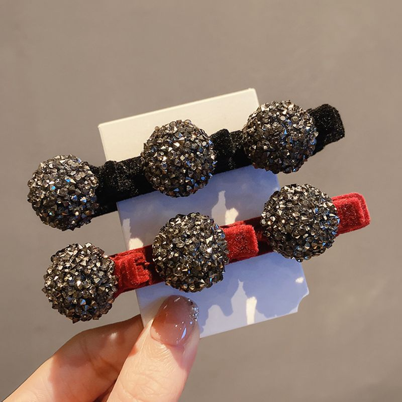 XinWq Strass Cuore Decor Elegante Pin Lint Doppio Strato Forcina Accessori per Capelli_voghion.com