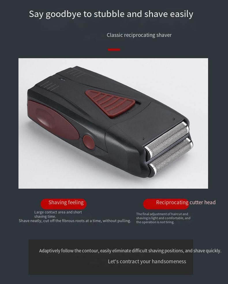 Rechargeable Electric Device Dual 4D Whitening Bald Head Machine Men's Shaver_voghion.com