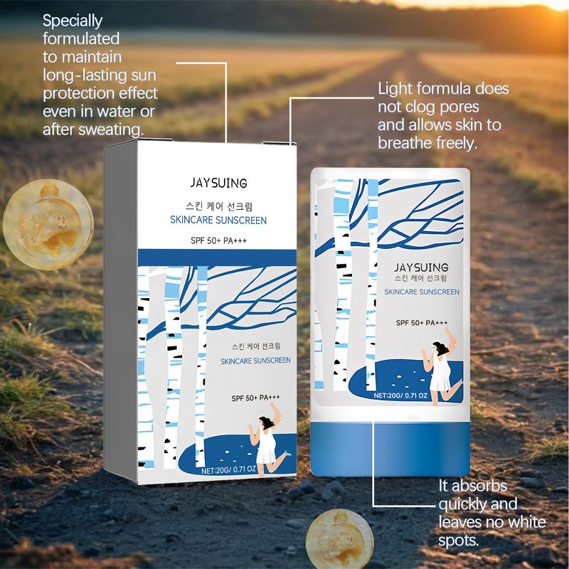 20g SPF 50+ PA+++ SKINCARE SUNSCREEN,Effectively Blocks UVA and UVB,HYDRATING AND MOISTURIZING,LIGHT AND BREATHABLE_voghion.com