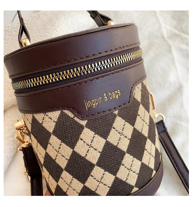Borsa a cilindro borsa da donna 2023 nuova borsa a secchiello tote cilindrica moda borsa a tracolla monospalla_voghion.com