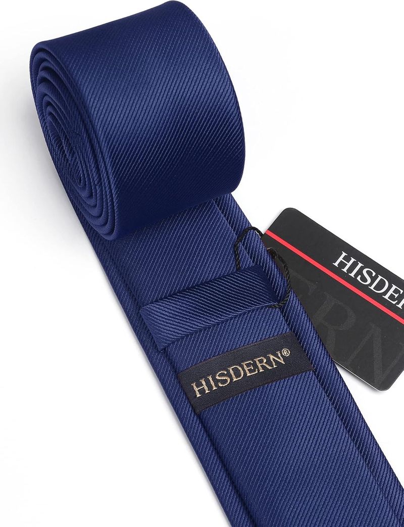 Tynde, ensfarvede silkeslips til mænd, klassisk, formel, elegant, bryllupsfest, forretningsslips, 6 cm_voghion.com