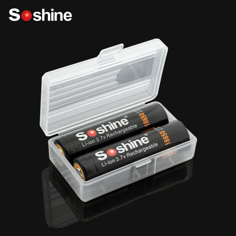 Hard Plastic 18650 Battery Storage Boxes Case Holder With Clip For 1/2/4/8x 18650 4x16340 Rechargeable Battery Waterproof Cases_voghion.com