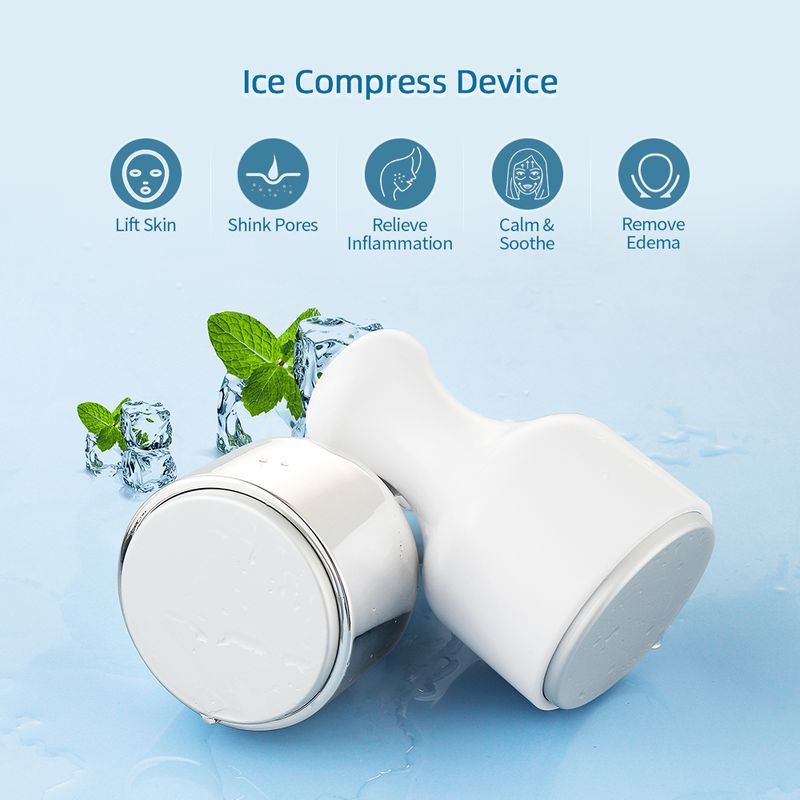 Face Ice Compress Skin Calming Ice Cooler Sunburn Redness First Aid Reduce Edema Swelling Shrink Pore Facial Cooling Massager_voghion.com