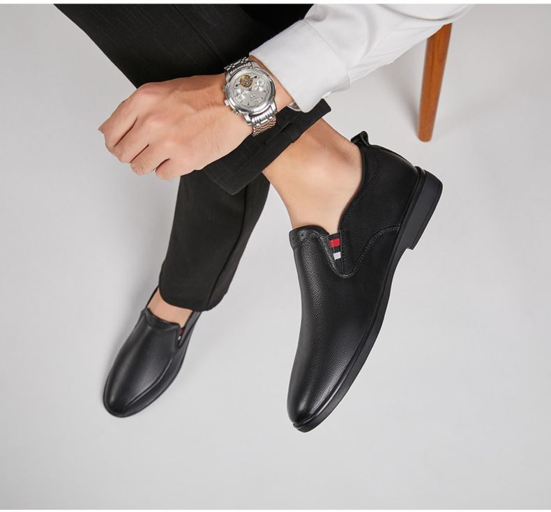 Fußüberzüge, lässige Herren-Lederschuhe, bequeme Business-Schuhe, formelle Herrenschuhe_voghion.com