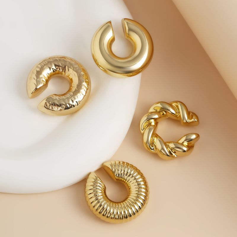 Orecchini da donna, orecchini in oro, gioielli, senso della moda, non forati, leggeri, di lusso, set da 3 pezzi, orecchini CCB_voghion.com