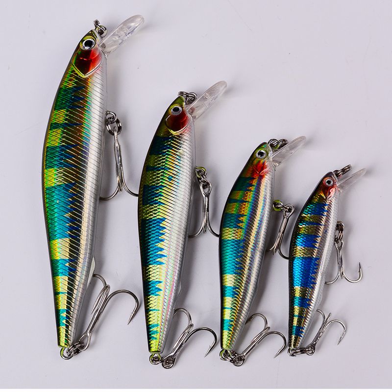 Attrezzatura da pesca con esca dura in plastica bionica, minnow ad affondamento lento e lancio ultra lungo_voghion.com