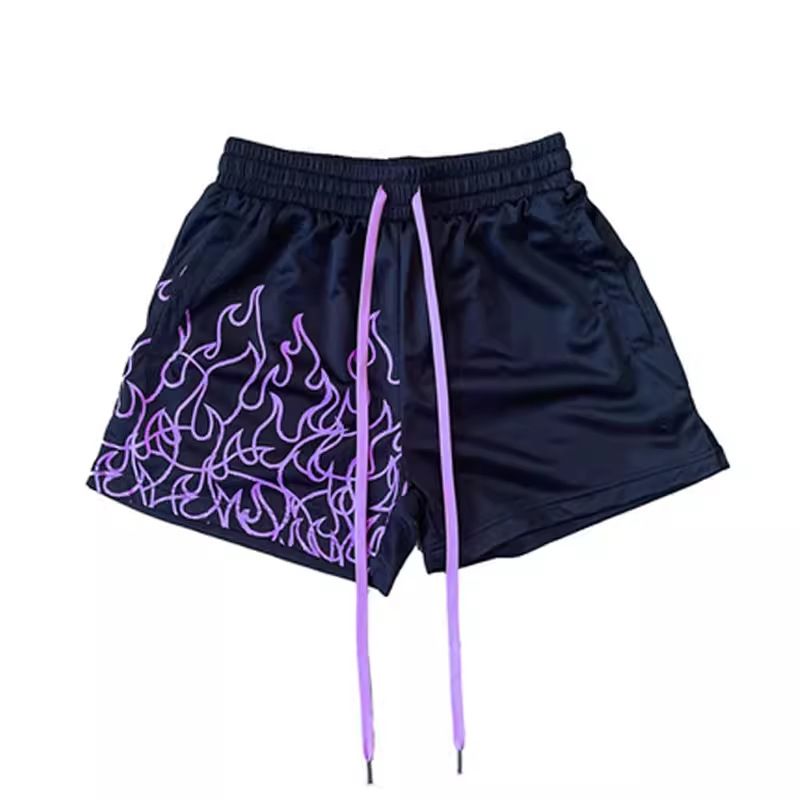 Sommer-Shorts für Männer, amerikanischer Stil, nicht mehr als drei Zehntel über dem Knie, sportliche Freizeit-Flamme, vielseitig, atmungsaktiv und_voghion.com