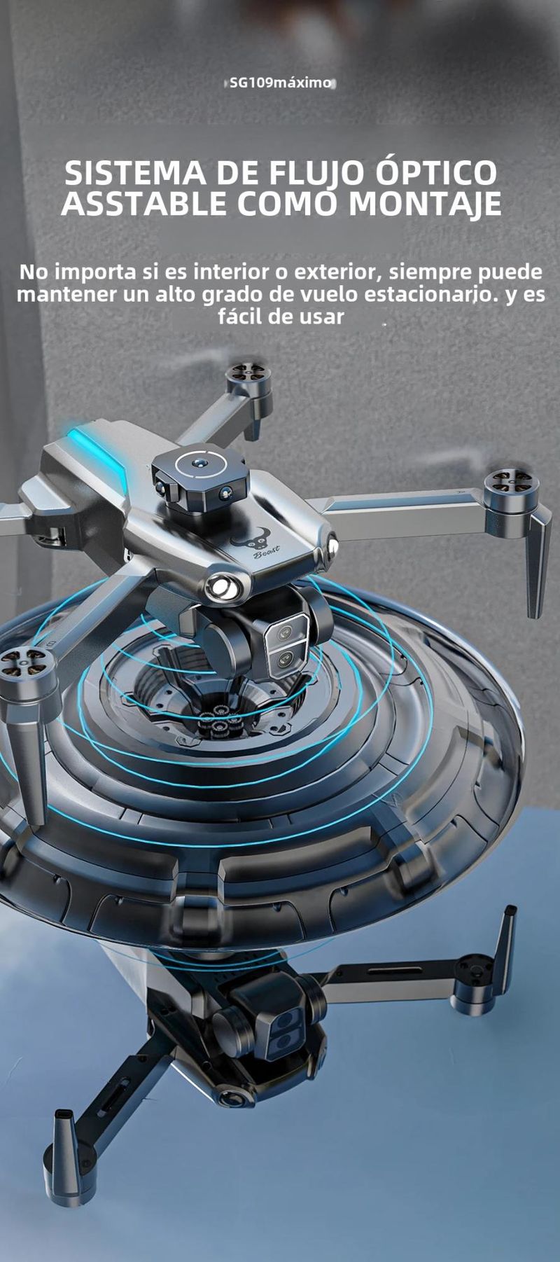 Drone professionale SG109 MAX Pro con telecamera GPS HD 4K, video in diretta, 5G WIFI FPV RC, quadricottero per adulti e principianti_voghion.com