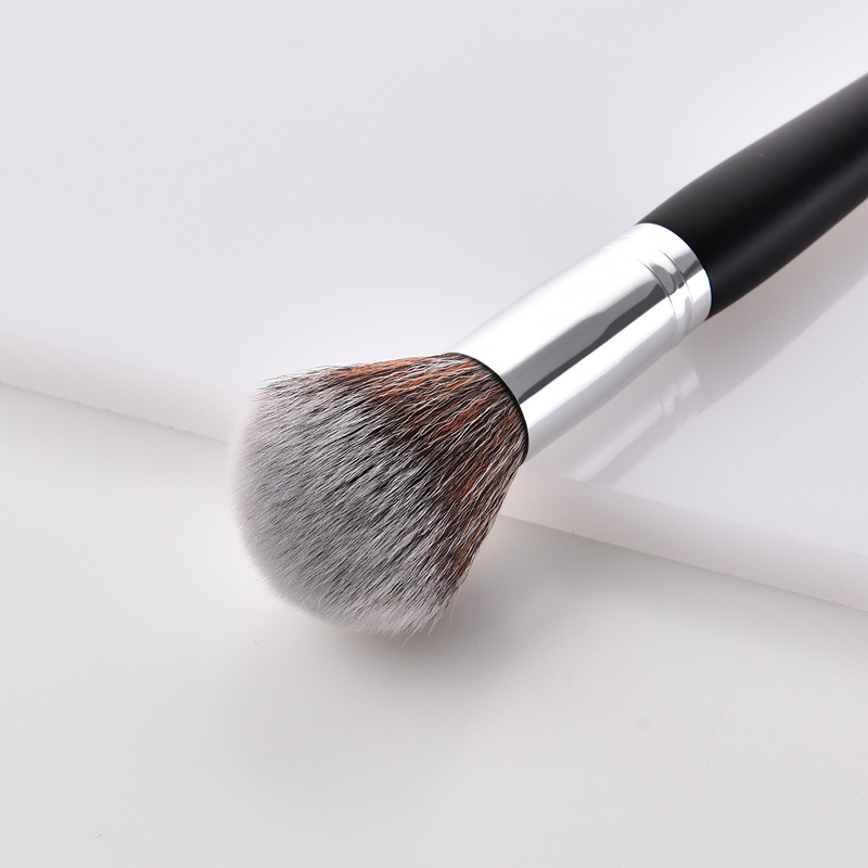 5/7/11/12 Stück Make-up-Pinsel, Make-up-Werkzeuge, Augenset, Lidschattenpinsel, schwarzes und silbernes GUIHUI_voghion.com