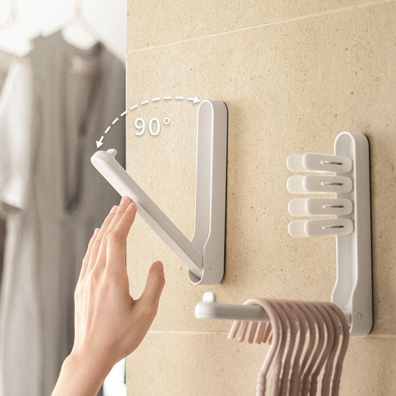 2pcs Rotatable Foldable Clothes Hanger Storage Rack_voghion.com