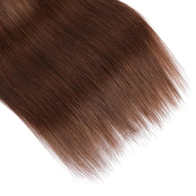Bundle di capelli umani color cioccolato, colore 4, bundle di capelli lisci vergini brasiliani_voghion.com