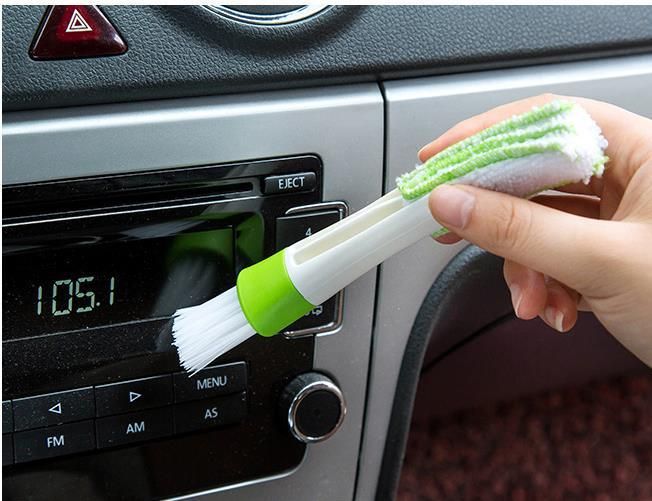 Cleaning brush multifunctional double-head cleaning soft brush keyboard brush blinds dust removal brush_voghion.com