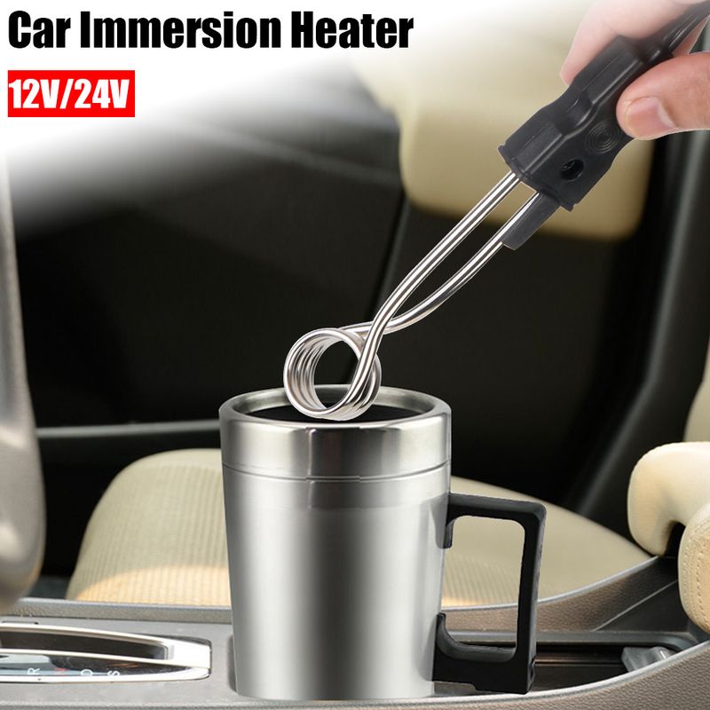 24V 12V Auto Immersione Accendisigari Spina Riscaldatore Elettrico Per Tè Caffè Acqua Sicura Scaldabagno Accessori Auto Alta Qualità_voghion.com
