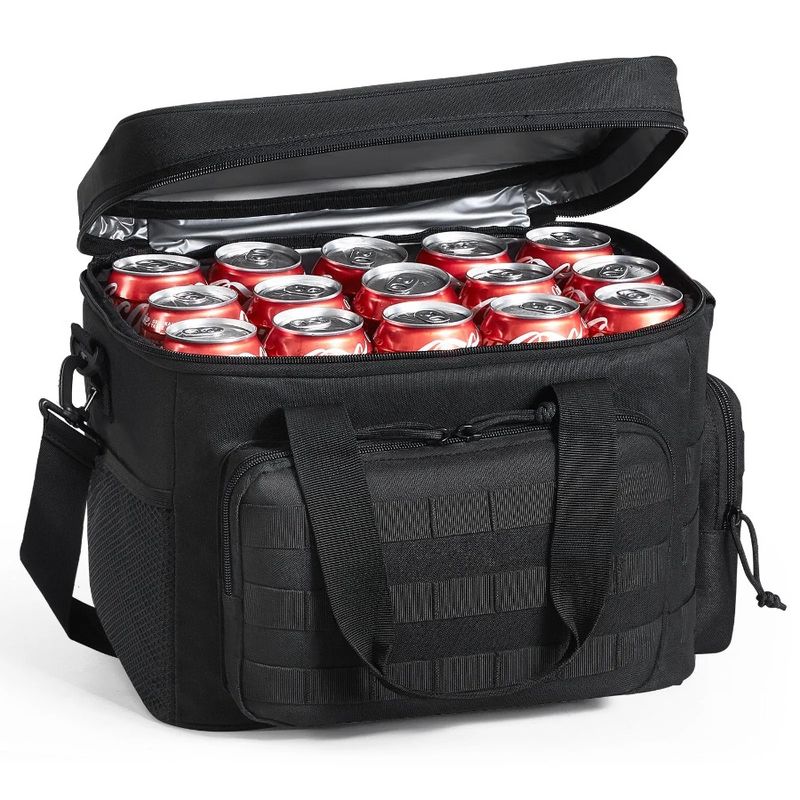 Pranzo con design Molle C e borsa morbida per riporre il pranzo, borsa termica multitasche con borsa termica rimovibile da 20 litri in 600D_voghion.com