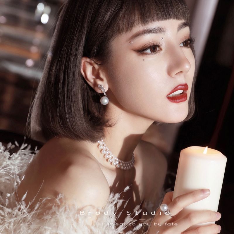 Collana di perle dello stesso stile di Dilraba, personalità elegante, girocollo da donna, catena per clavicola, collana corta per donna_voghion.com