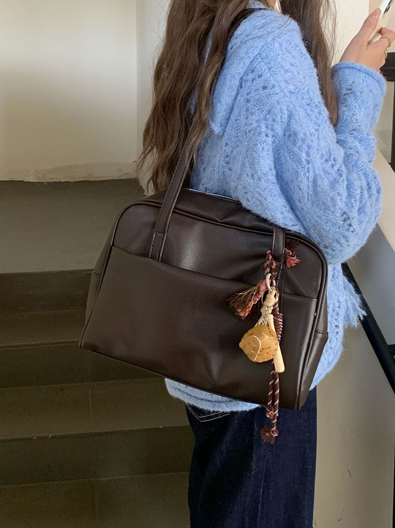 Borsa a tracolla in stile coreano per donna, autunno 2025, nuova borsa da ascella, borsa tote versatile e di grande capacità_voghion.com