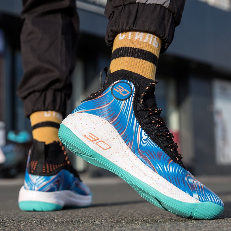 Scarpe da basket nuove e comode da uomo, con punta alta, per studenti delle scuole elementari e medie, modello 7 Li 8, pratiche da corsa_voghion.com