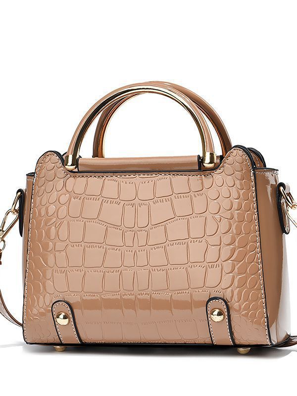 New Crocodile Pattern Versatile Fashion Small Square Korean Style Ins Single Shoulder Crossbo Handbag Women's Bag_voghion.com